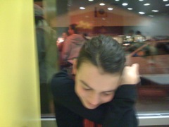 Ciska at In'n'Out in Ghirardelli square 1